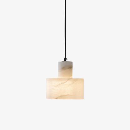 Alabaster Pendelleuchte Dual Zylindrisch-Las Sola
