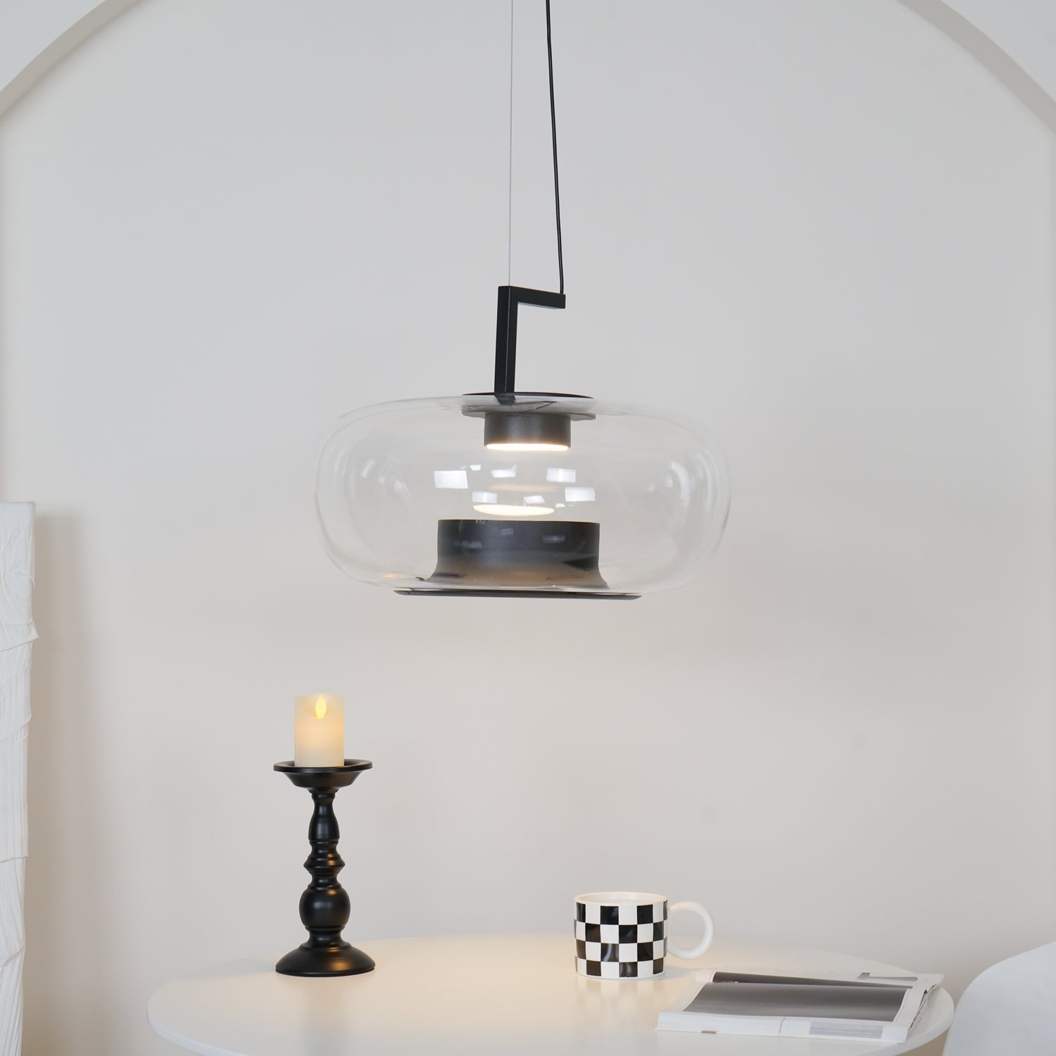 Vespeanre Pendelleuchte Glas Modern-Las Sola