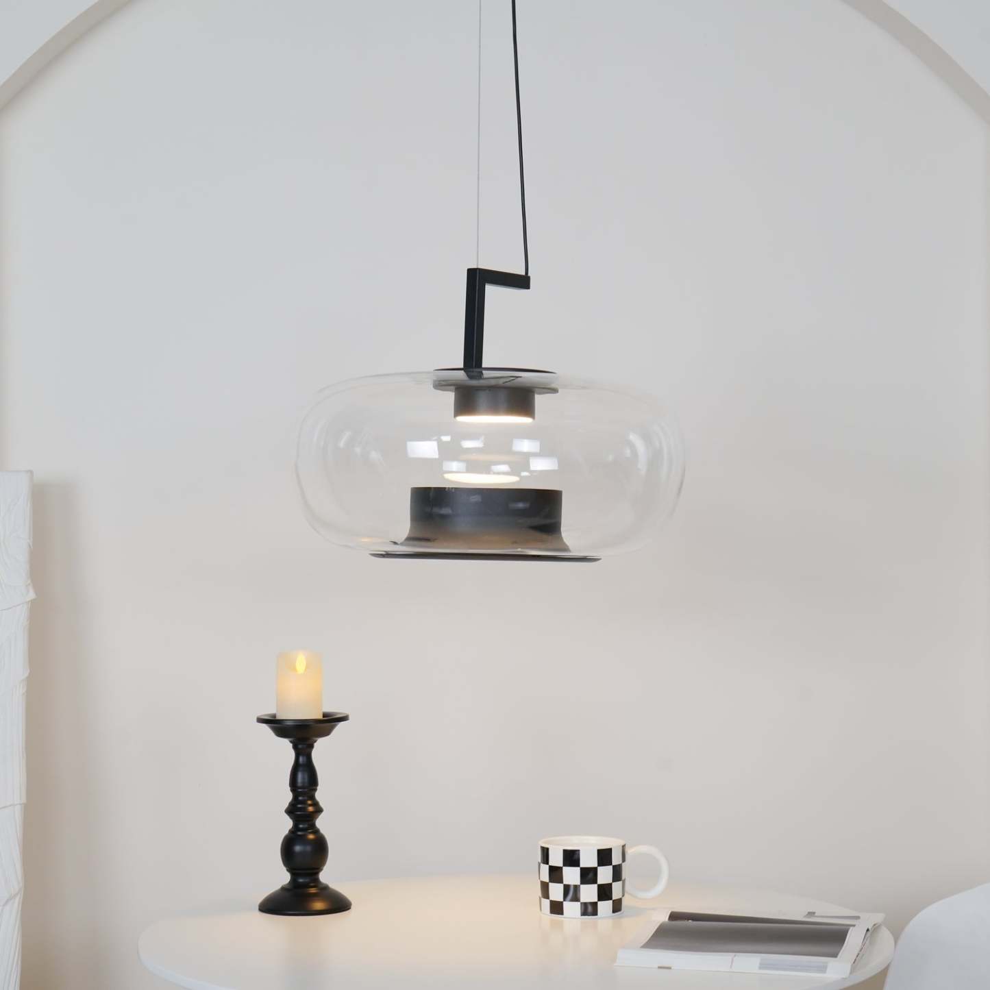 Vespeanre Pendelleuchte Glas Modern-Las Sola