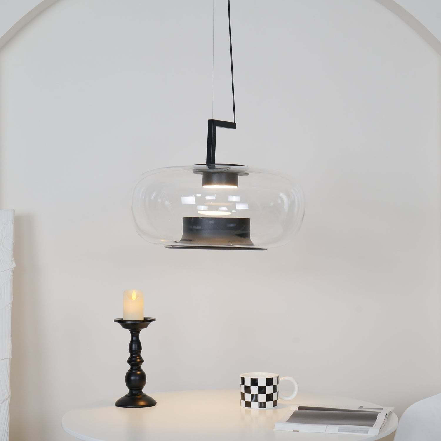 Vespeanre Pendelleuchte Glas Modern-Las Sola