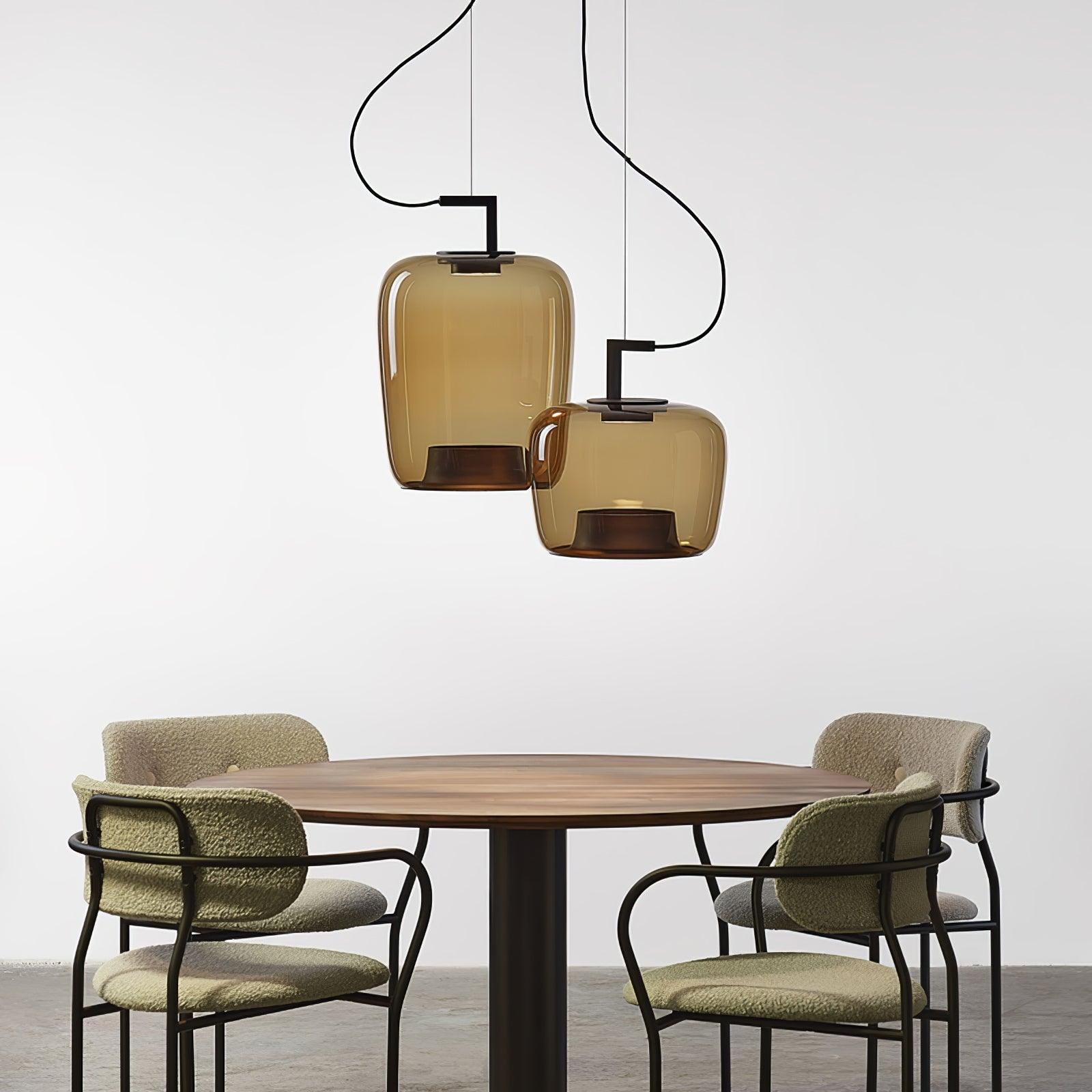 Vespeanre Pendelleuchte Glas Modern-Las Sola