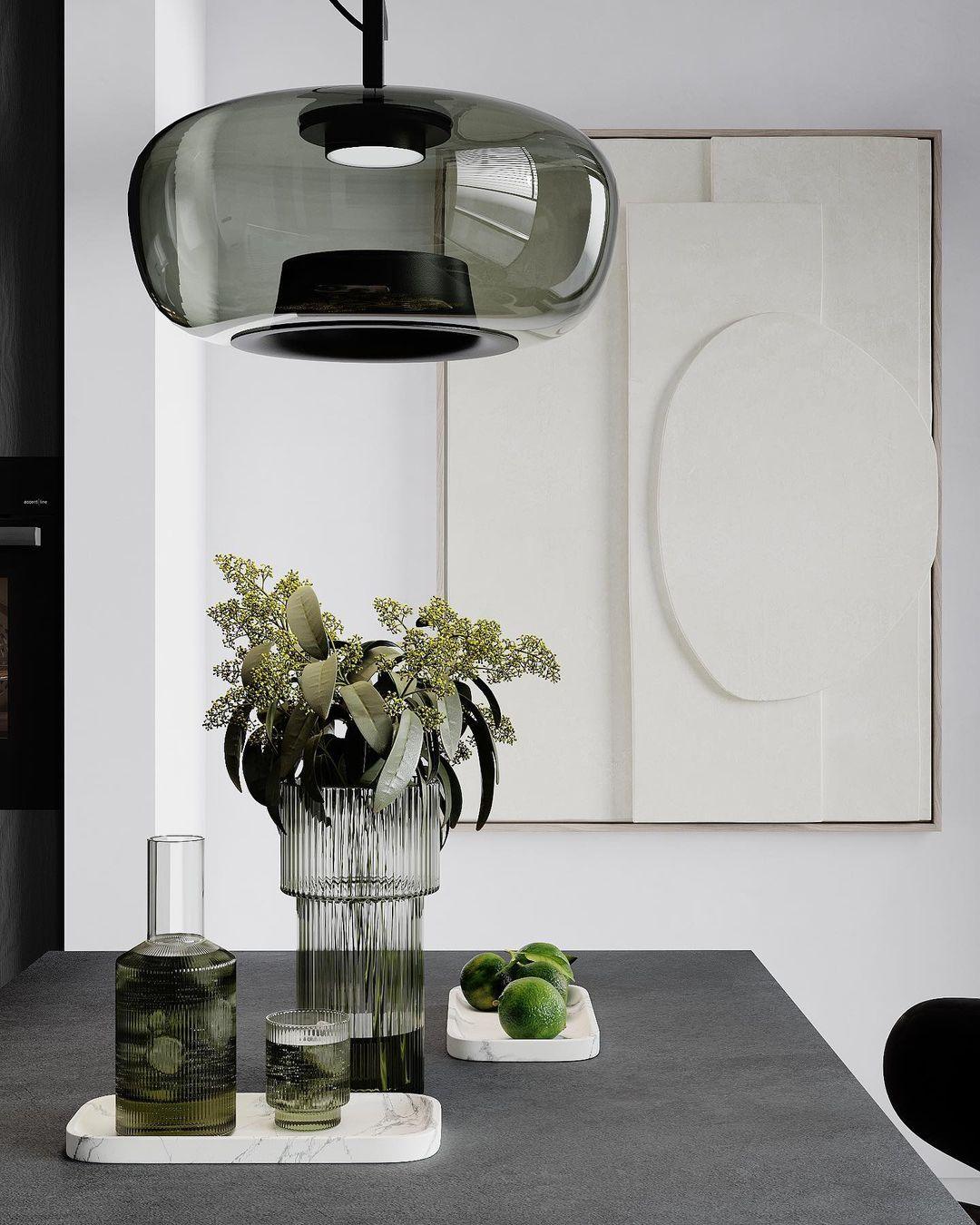 Vespeanre Pendelleuchte Glas Modern-Las Sola