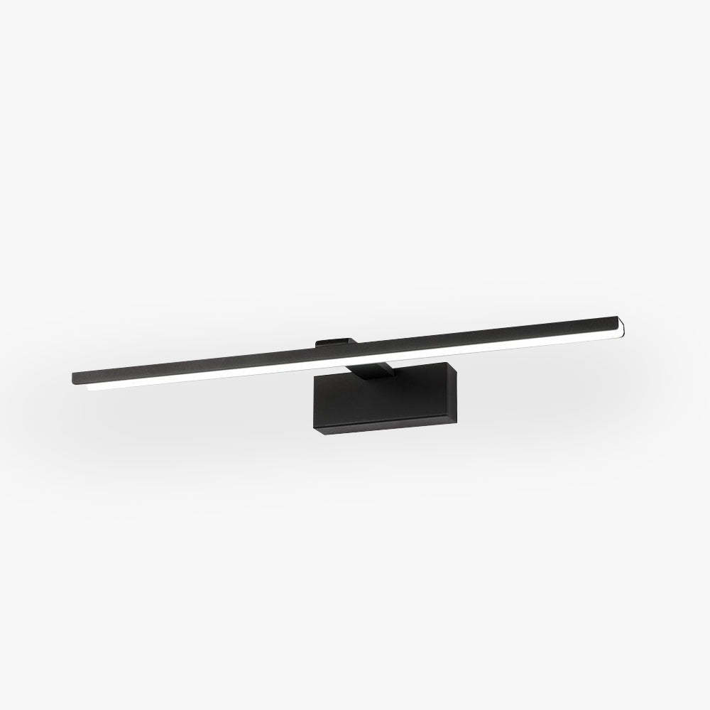 Edge Modern LED Wandleuchte Innen Linear Badezimmer Weiß/Schwarz Metall