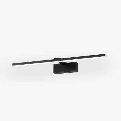 Edge Modern LED Wandleuchte Innen Linear Badezimmer Weiß/Schwarz Metall