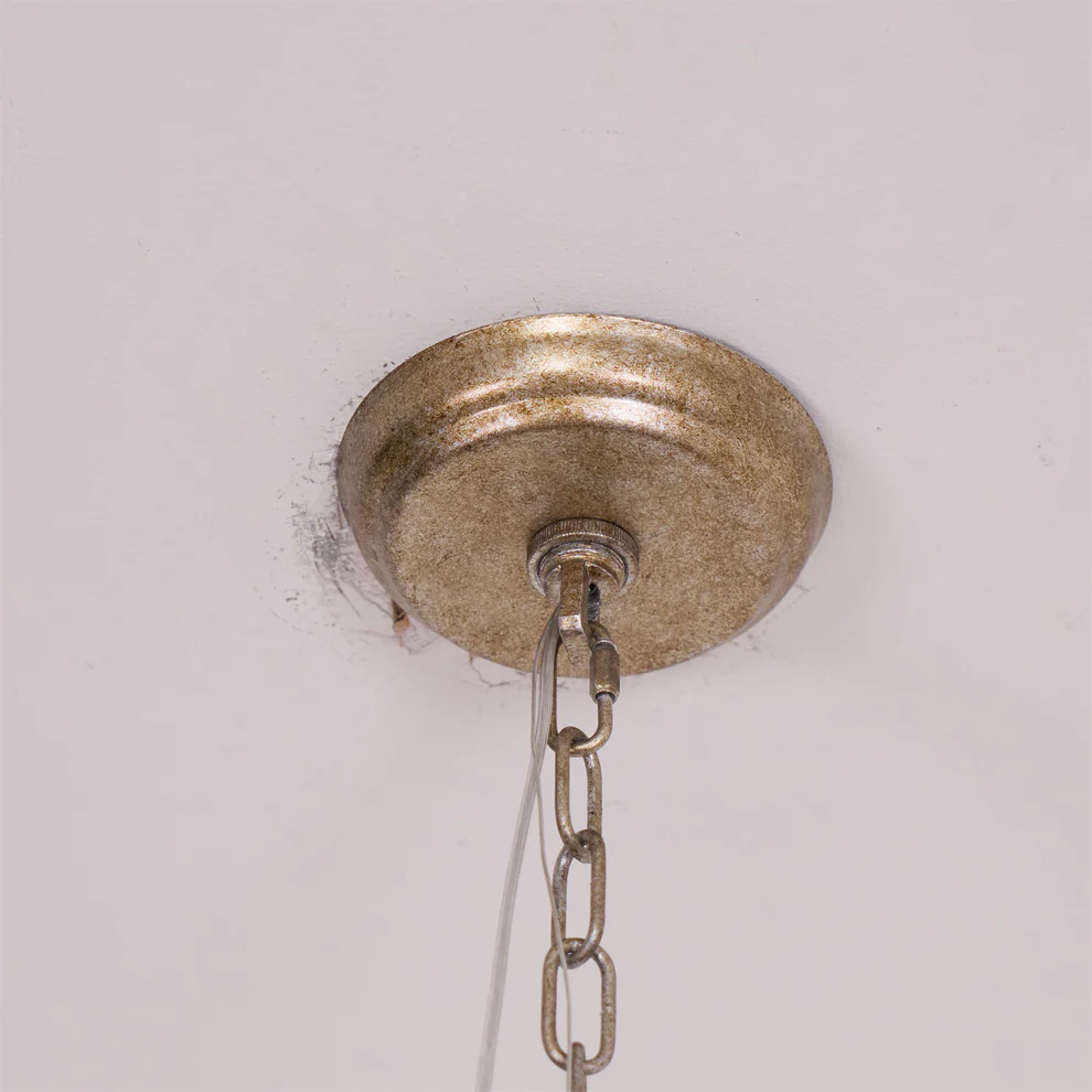 Marilyn Nordisch Kristall Metall Silber Gold Pendelleuchte Esszimmer Schlafzimmer