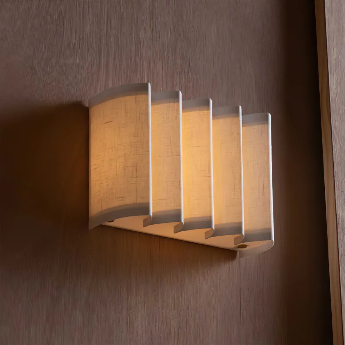 Renée Natural Fabric Wall Lamp Dining Room Bedroom