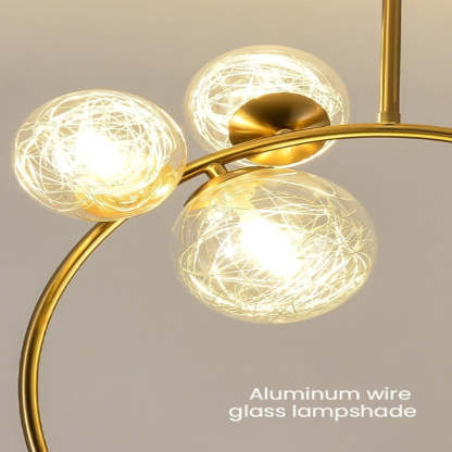 Glaskugel Deckenleuchte Goldene Lampen Hängeleuchte