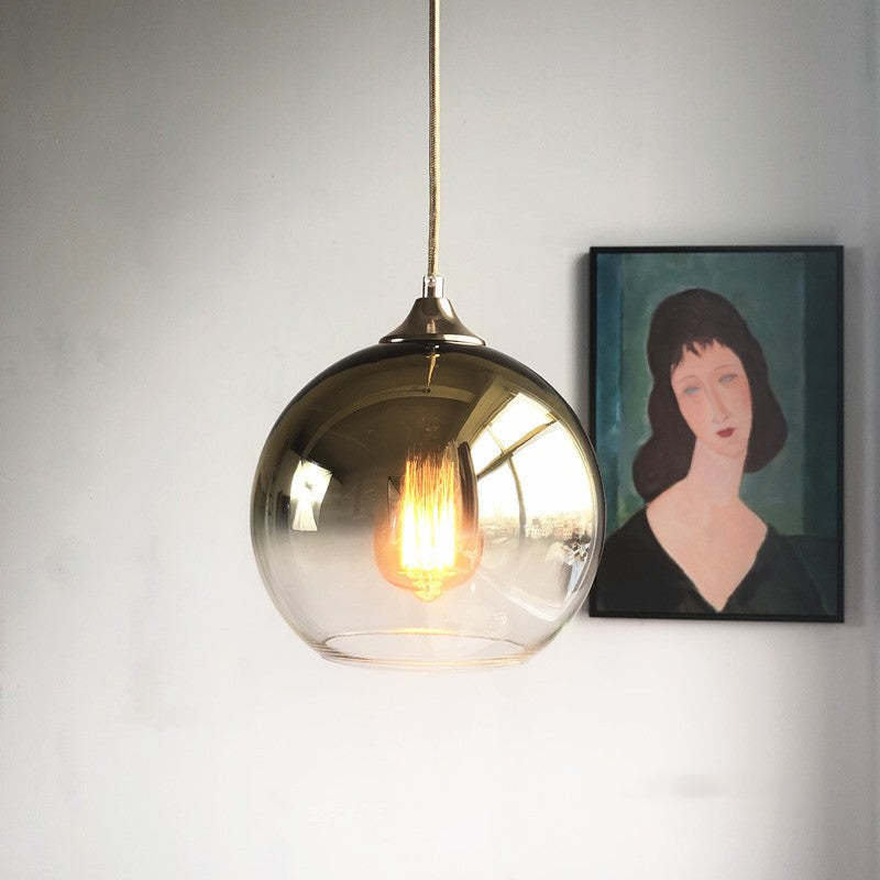 Levy Modern Kugel LED Pendelleuchte Gold/Silber/Roségold Esszimmer Metall Glas