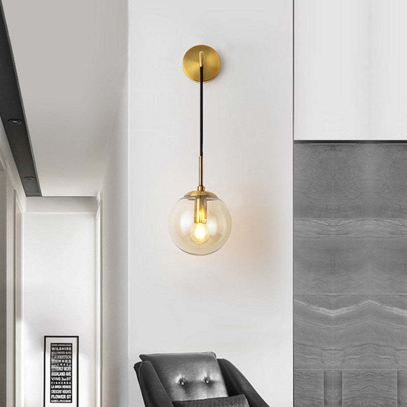 Nordic Modern Glass Ball Wall Lamps