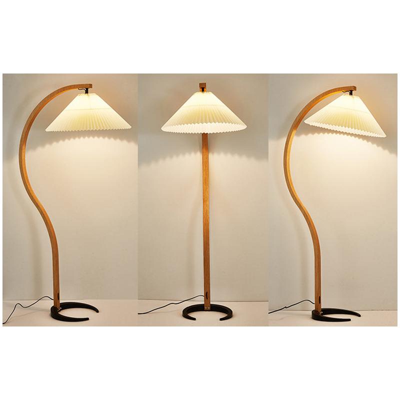 Ozawa Einzigartige LED Stehlampe Holz Metall Wohnzimmer