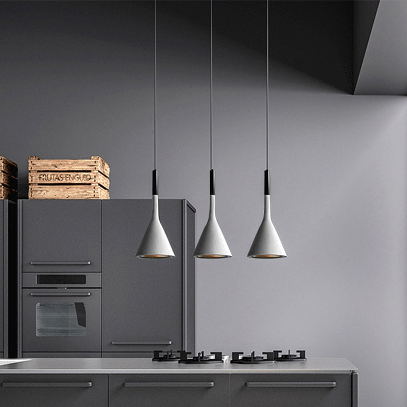 Morandi Modern LED Pendelleuchte Esszimmer Restaurant Metall