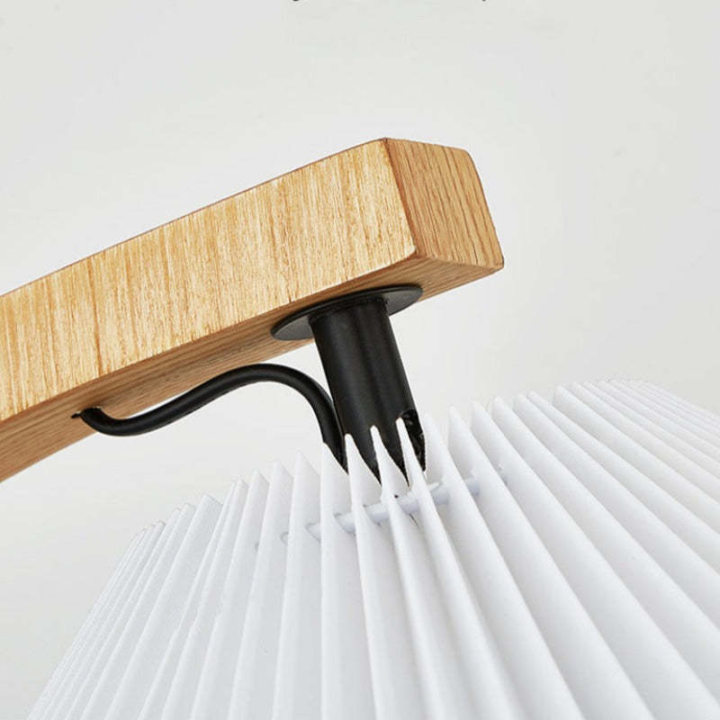 Ozawa Einzigartige LED Stehlampe Holz Metall Wohnzimmer