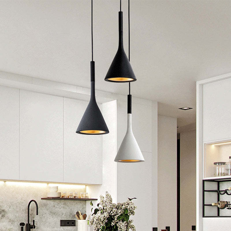 Morandi Modern LED Pendelleuchte Esszimmer Restaurant Metall