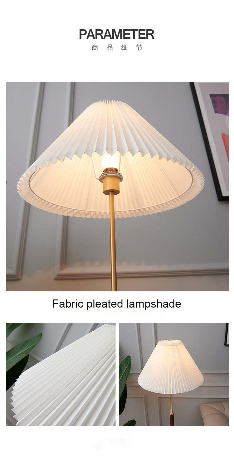 Ozawa Modern LED Stehlampe Weiß Ess/Wohnzimmer Stoff&Metal
