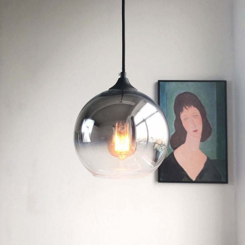 Levy Modern Kugel LED Pendelleuchte Gold/Silber/Roségold Esszimmer Metall Glas