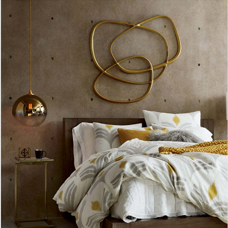 Levy Modern Kugel LED Pendelleuchte Gold/Silber/Roségold Esszimmer Metall Glas
