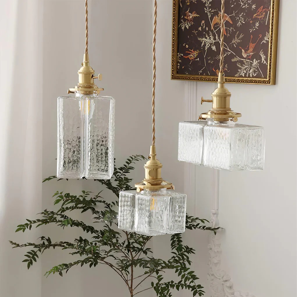 Alessio Vintage Luxus Glas Pendelleuchte Esszimmer Schlafzimmer