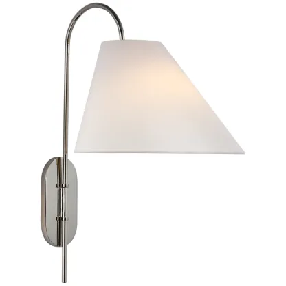 Carins Vintage Classical Metal  Fabric Wall Lamp Bedroom  Dining Room