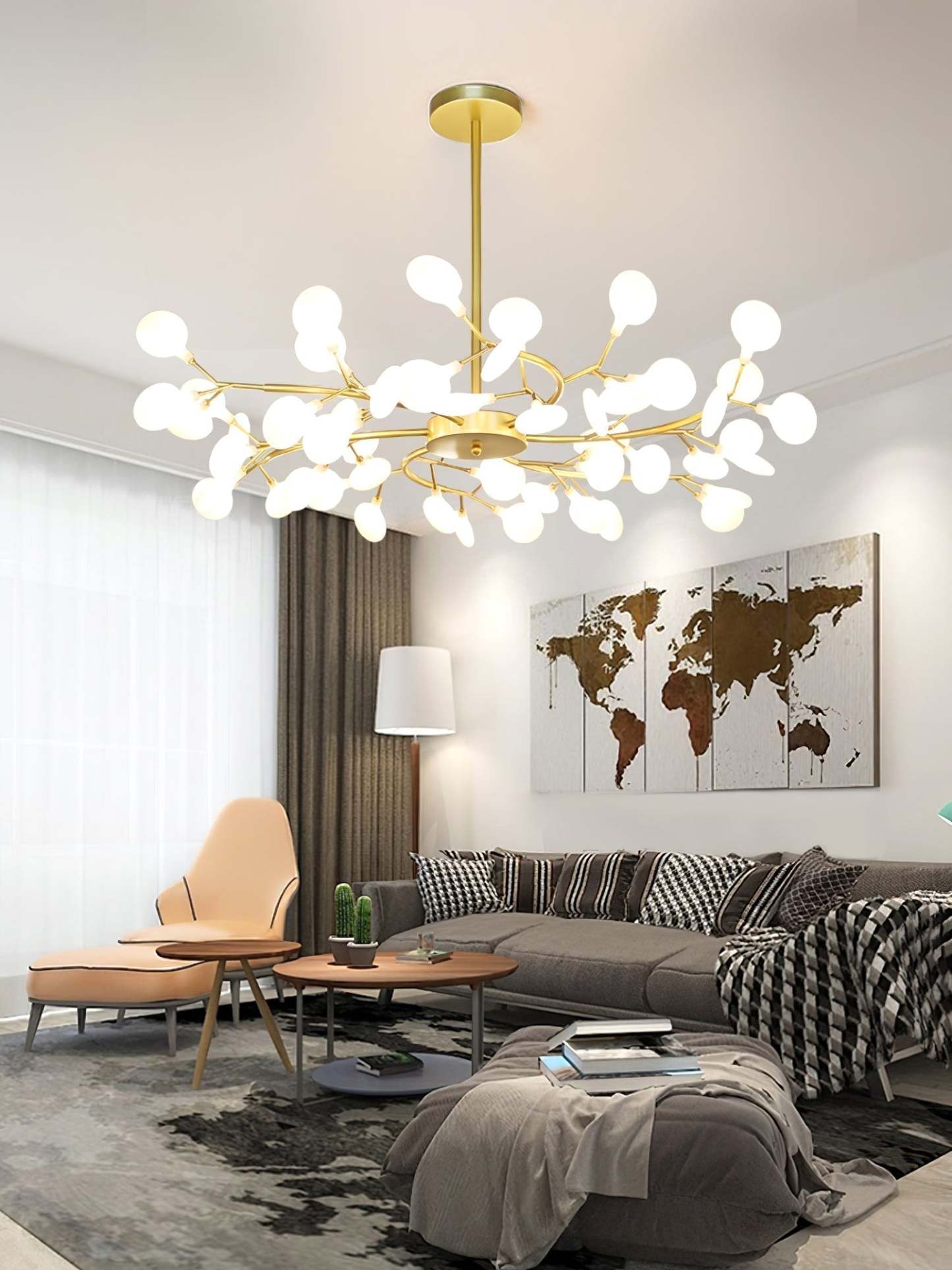 Lustra Eleganter Kronleuchter LED Firefly-Las Sola