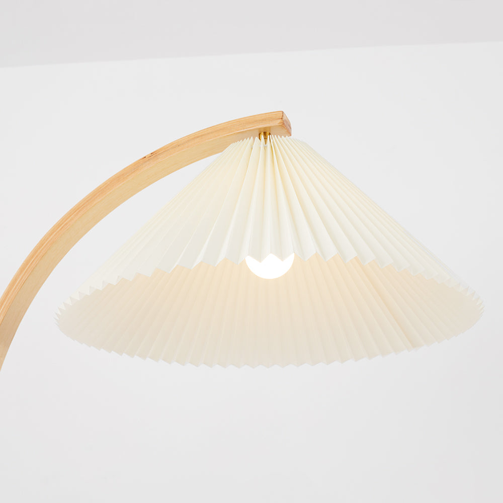Ozawa Einzigartige LED Stehlampe Holz Metall Wohnzimmer
