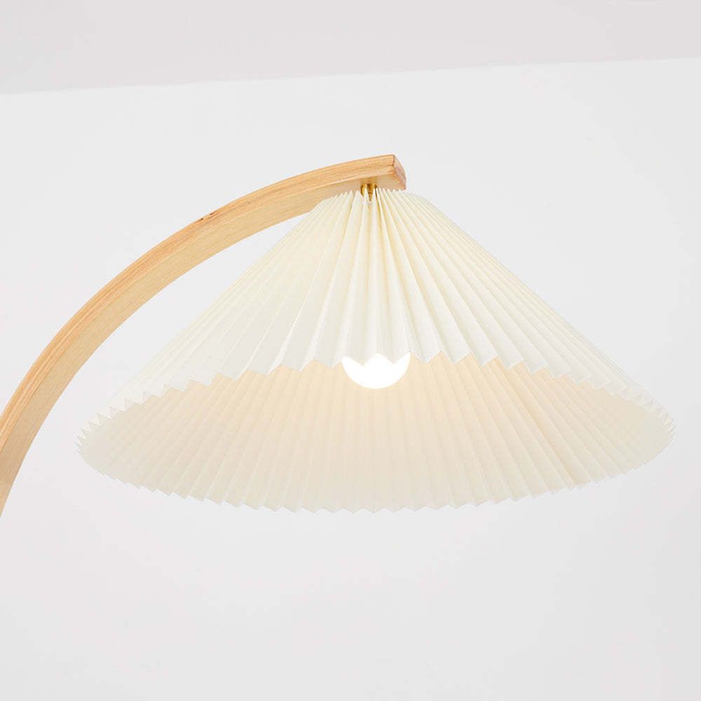 Ozawa Einzigartige LED Stehlampe Holz Metall Wohnzimmer