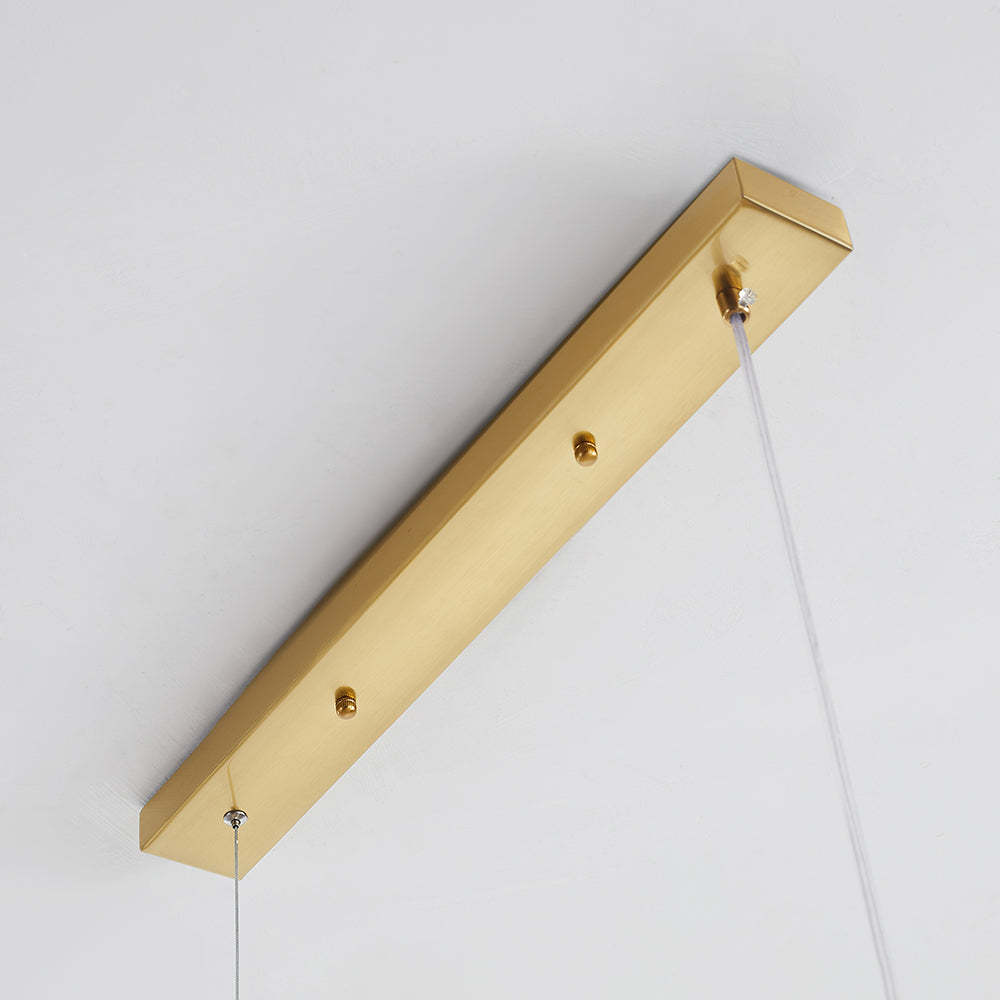 Valentina Modern LED Pendelleuchte Kugel Schwarz/Gold Ess/Wohnzimmer Glas
