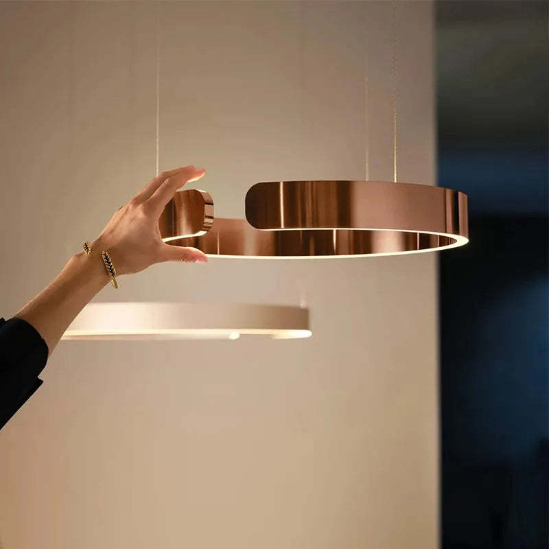 Arisha Luxus Minimalistische LED Ring-Pendelleuchte