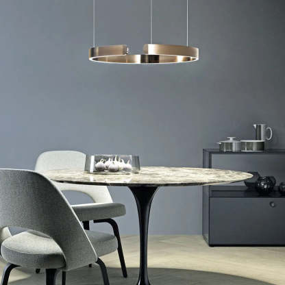 Arisha Luxus Minimalistische LED Ring-Pendelleuchte