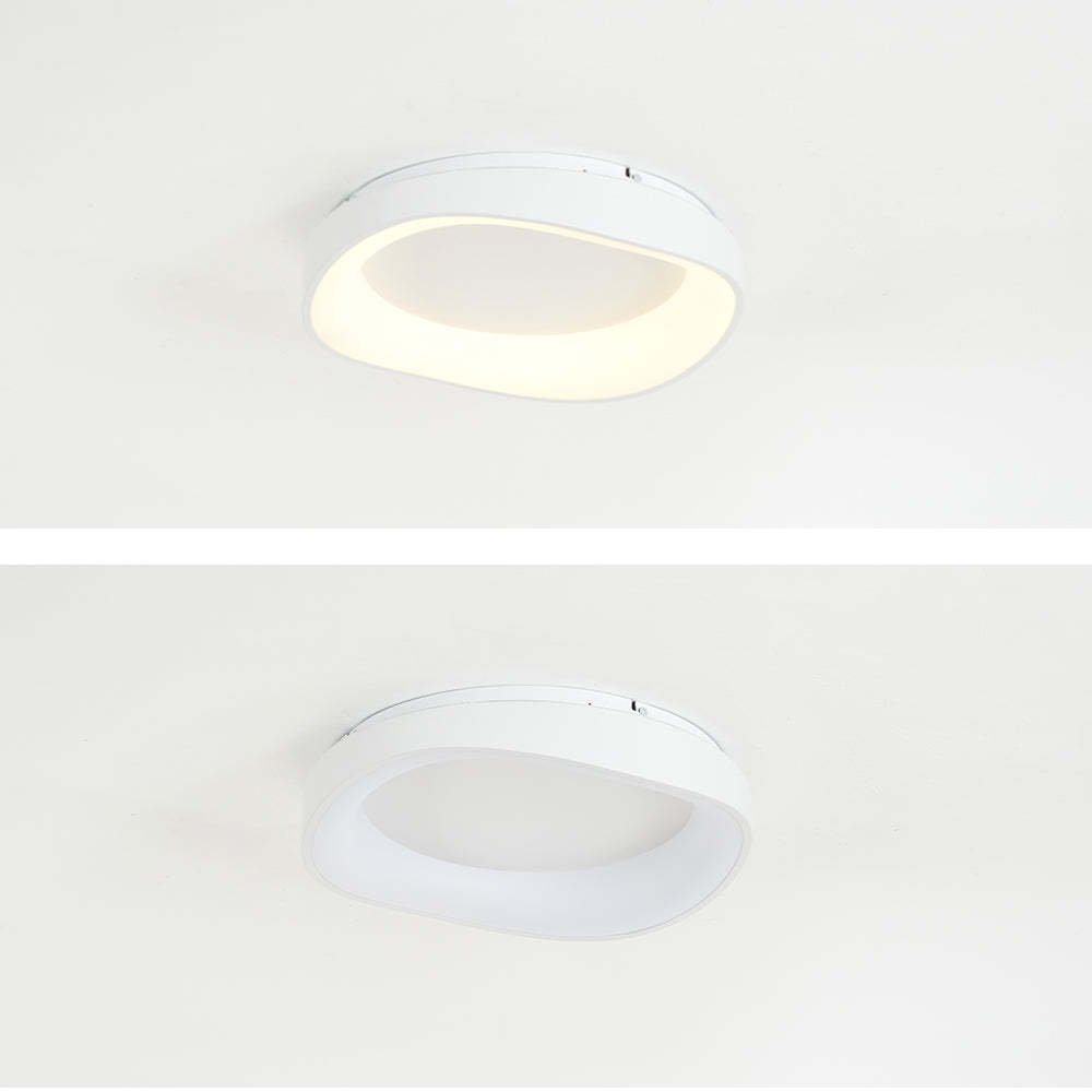 Arisha Modern LED Deckenleuchte Weiß Wohnzimmer Metall/Acryl