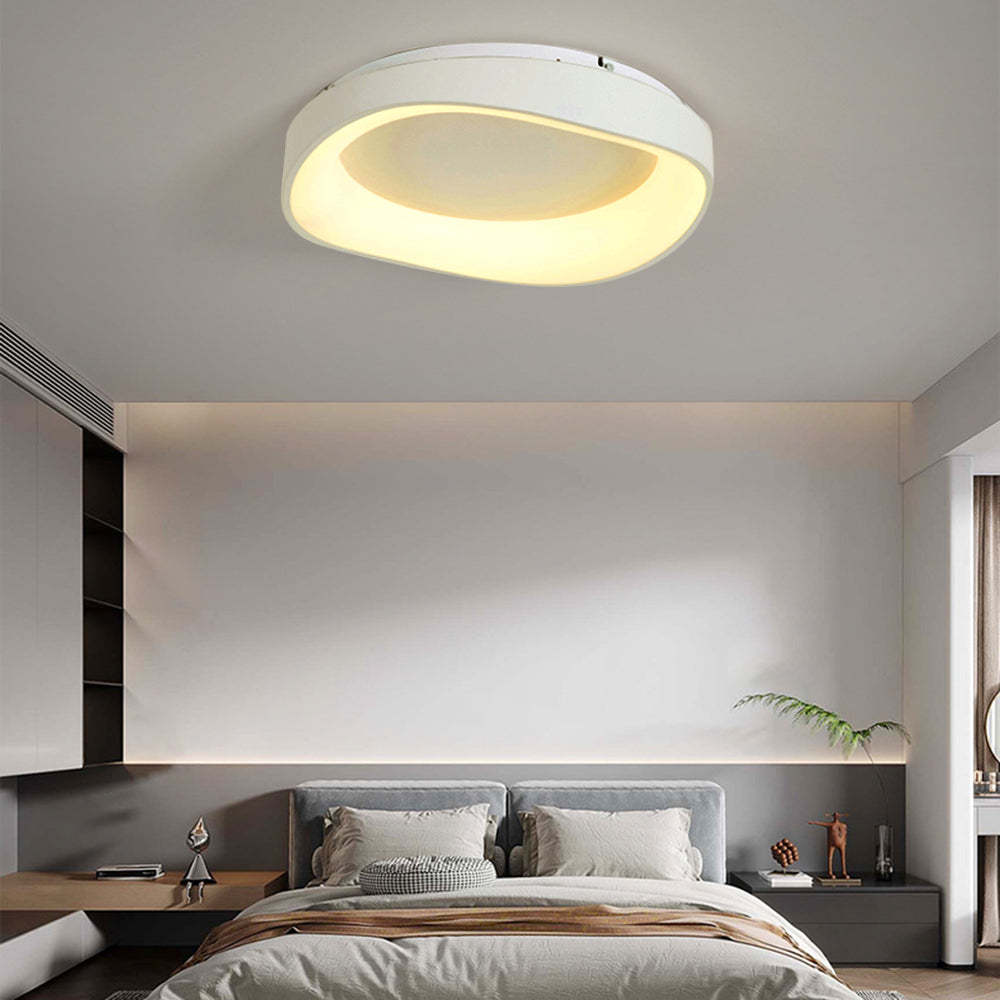 Arisha Modern LED Deckenleuchte Weiß Wohnzimmer Metall/Acryl