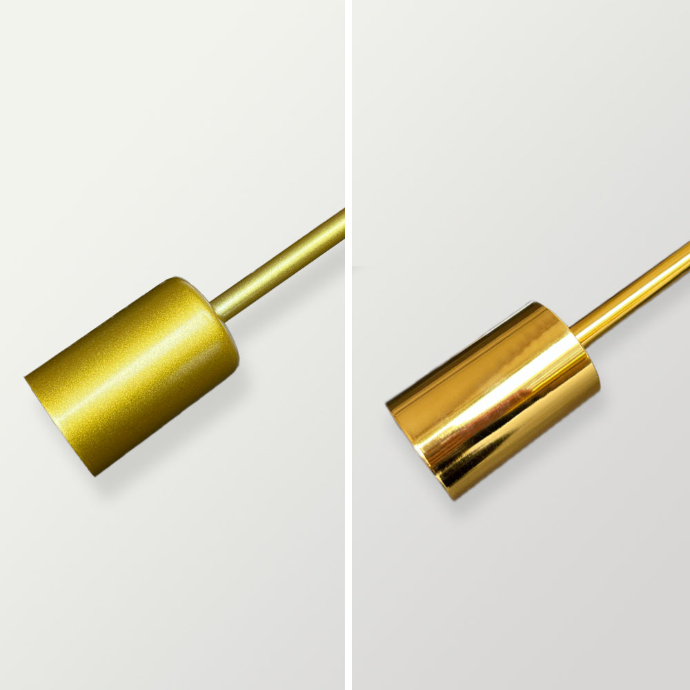 Valentina Moden LED Deckenleuchte Kugel Schwarz/Gold Wohnzimmer Metall
