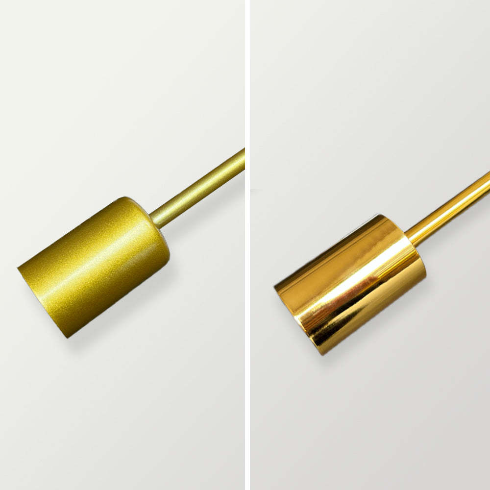 Valentina Moden LED Deckenleuchte Kugel Schwarz/Gold Wohnzimmer Metall