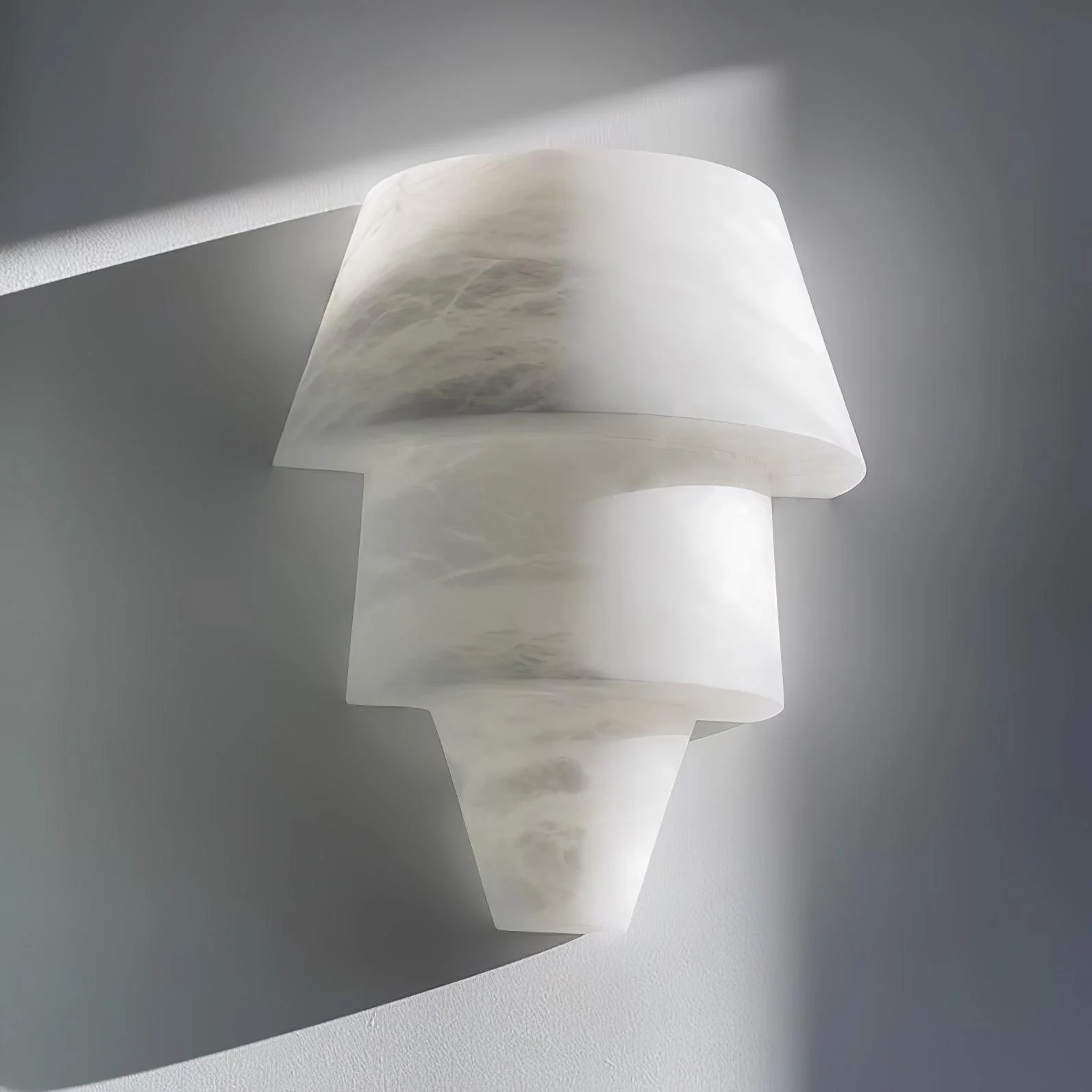 Jade  Nordisch Weiß Metall Alabaster Wandleuchte Esszimmer Schlafzimmer