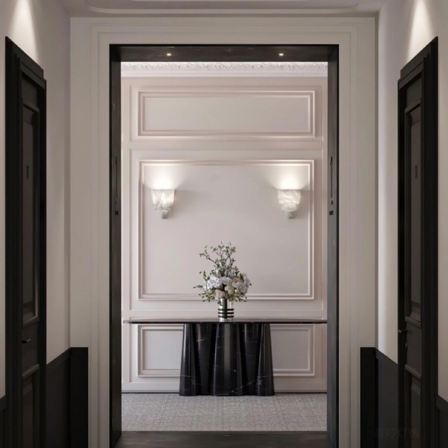 Jade  Nordisch Weiß Metall Alabaster Wandleuchte Esszimmer Schlafzimmer