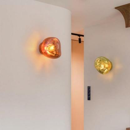 Auden Bernstein-Glas Wandleuchte-Las Sola
