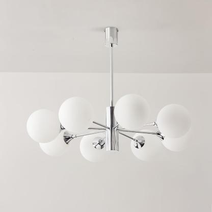 Lustra Kronleuchter Chrom Glaskugel-Las Sola