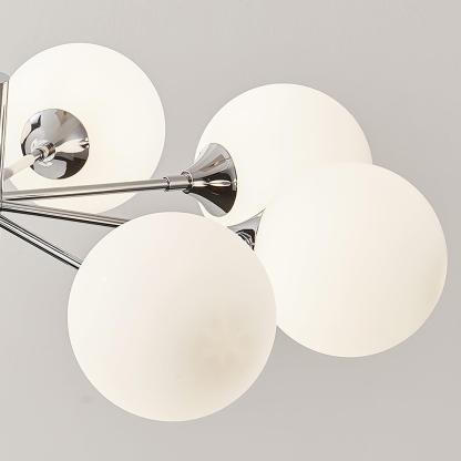Lustra Kronleuchter Chrom Glaskugel-Las Sola
