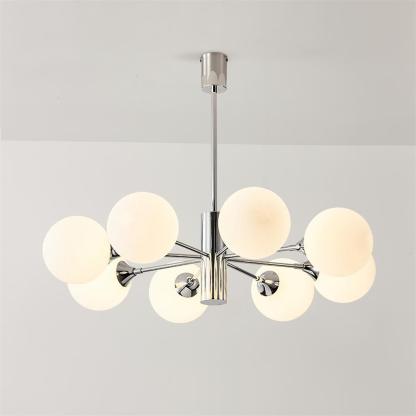 Lustra Kronleuchter Chrom Glaskugel-Las Sola