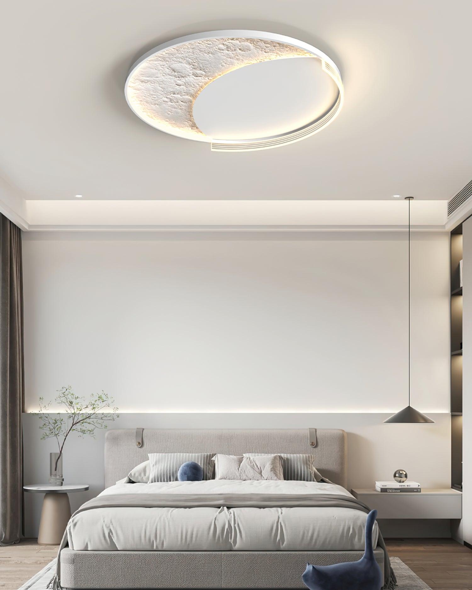 Syvine Nordisch Kunst Lunar LED Deckenleuchte-Las Sola