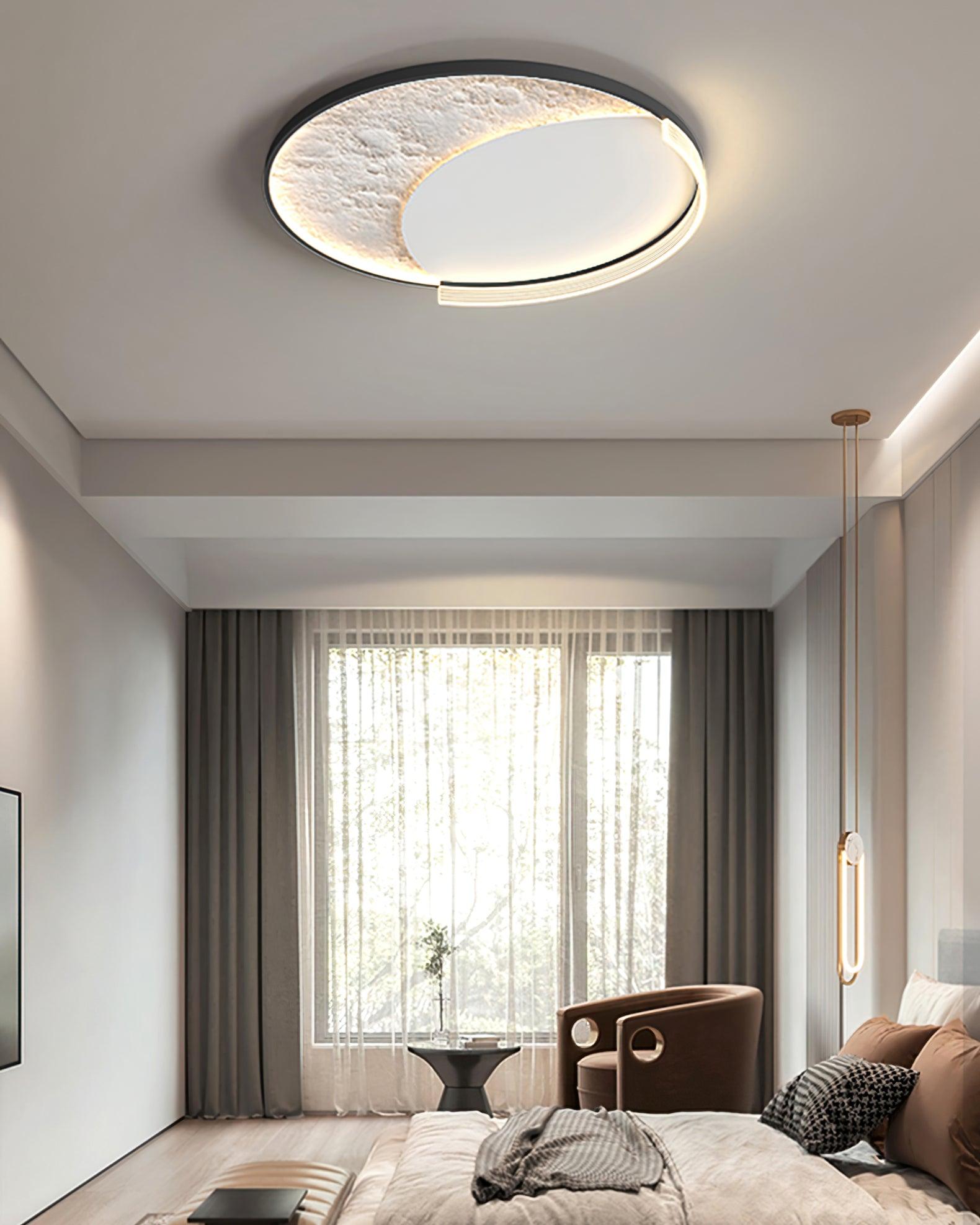 Syvine Nordisch Kunst Lunar LED Deckenleuchte-Las Sola