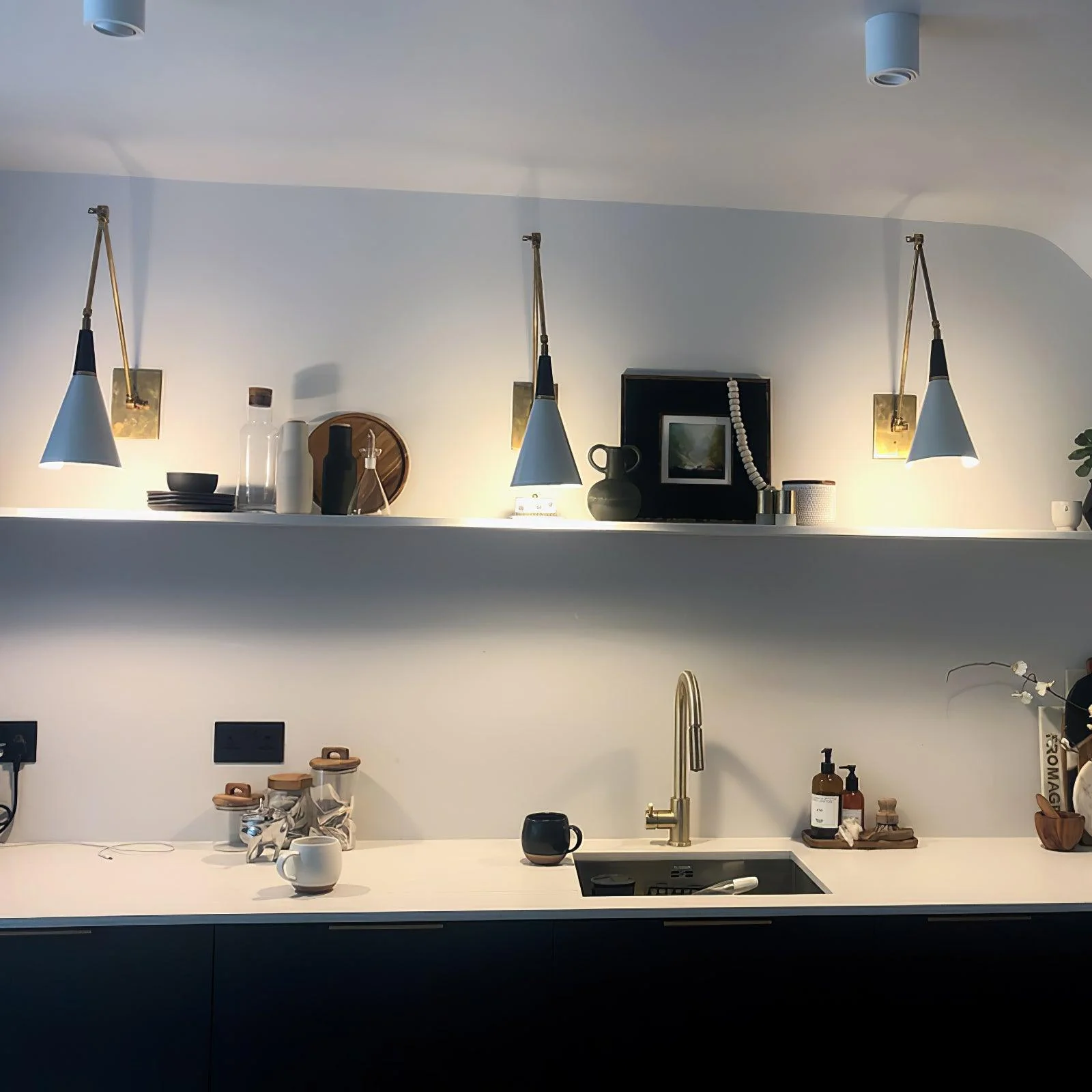 Alessio Modern Urban Metall Wandleuchte Wohnzimmer Schlafzimmer Badezimmer