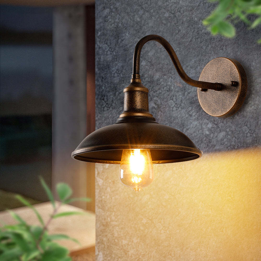 Modern LED Außenleuchte Schwarz Terrasse/Garten/Flur Metall | Las Sola