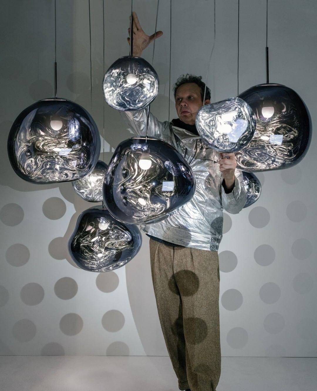 Valentina Pendelleuchte Unregelmäßig Skulptural-Las Sola