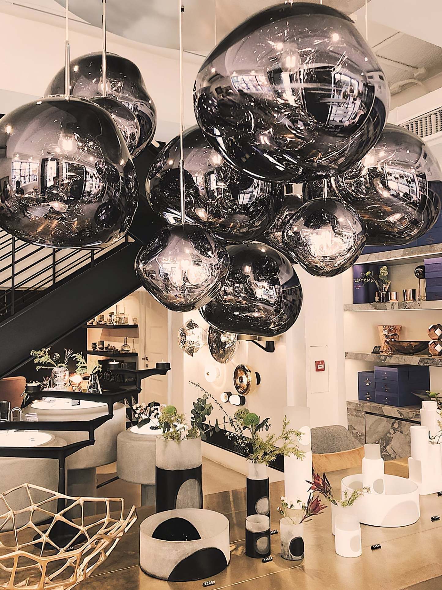 Valentina Pendelleuchte Unregelmäßig Skulptural-Las Sola