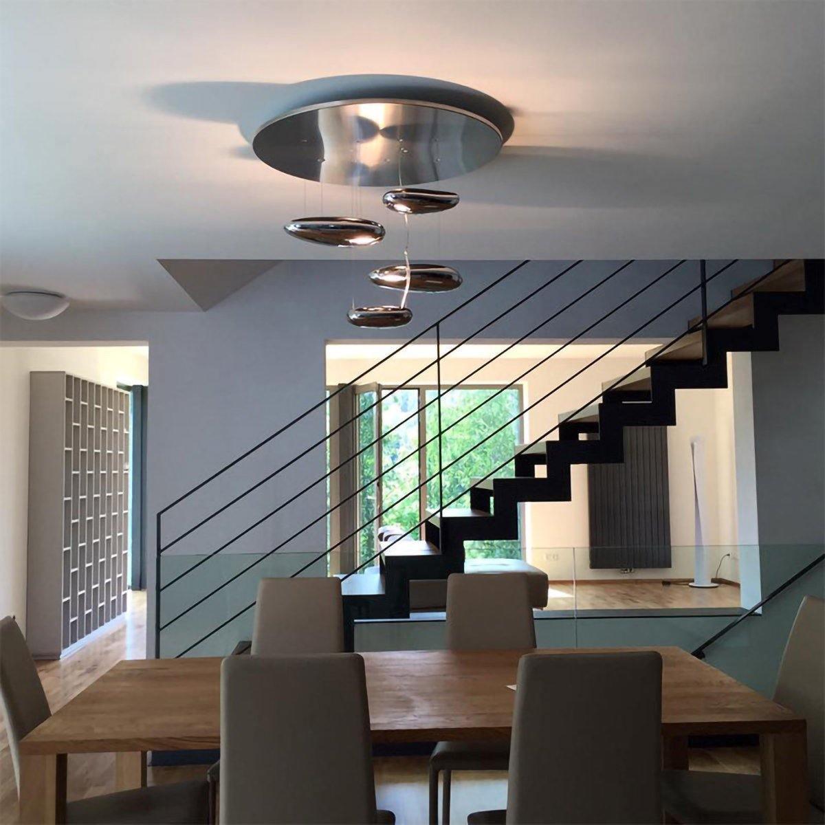 Lustra Deckenleuchte Aluminium Pebble-Las Sola