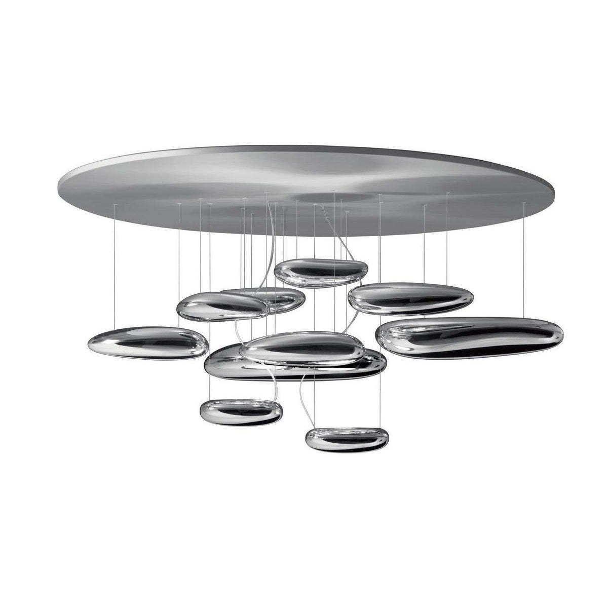 Lustra Deckenleuchte Aluminium Pebble-Las Sola