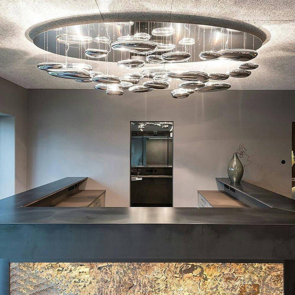 Lustra Deckenleuchte Aluminium Pebble-Las Sola