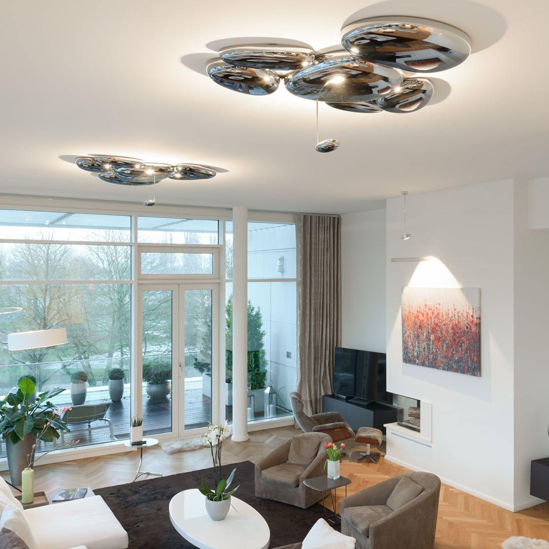 Lustra Deckenleuchte Aluminium Pebble-Las Sola