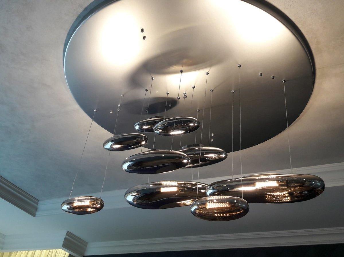 Lustra Deckenleuchte Aluminium Pebble-Las Sola