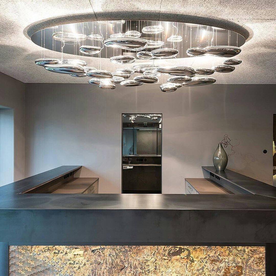 Lustra Deckenleuchte Aluminium Pebble-Las Sola